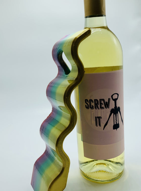 Anti-Gravity 3D Printed Wine Holder