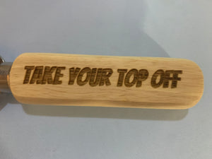 Laser Engraved Wood Bottle Opener