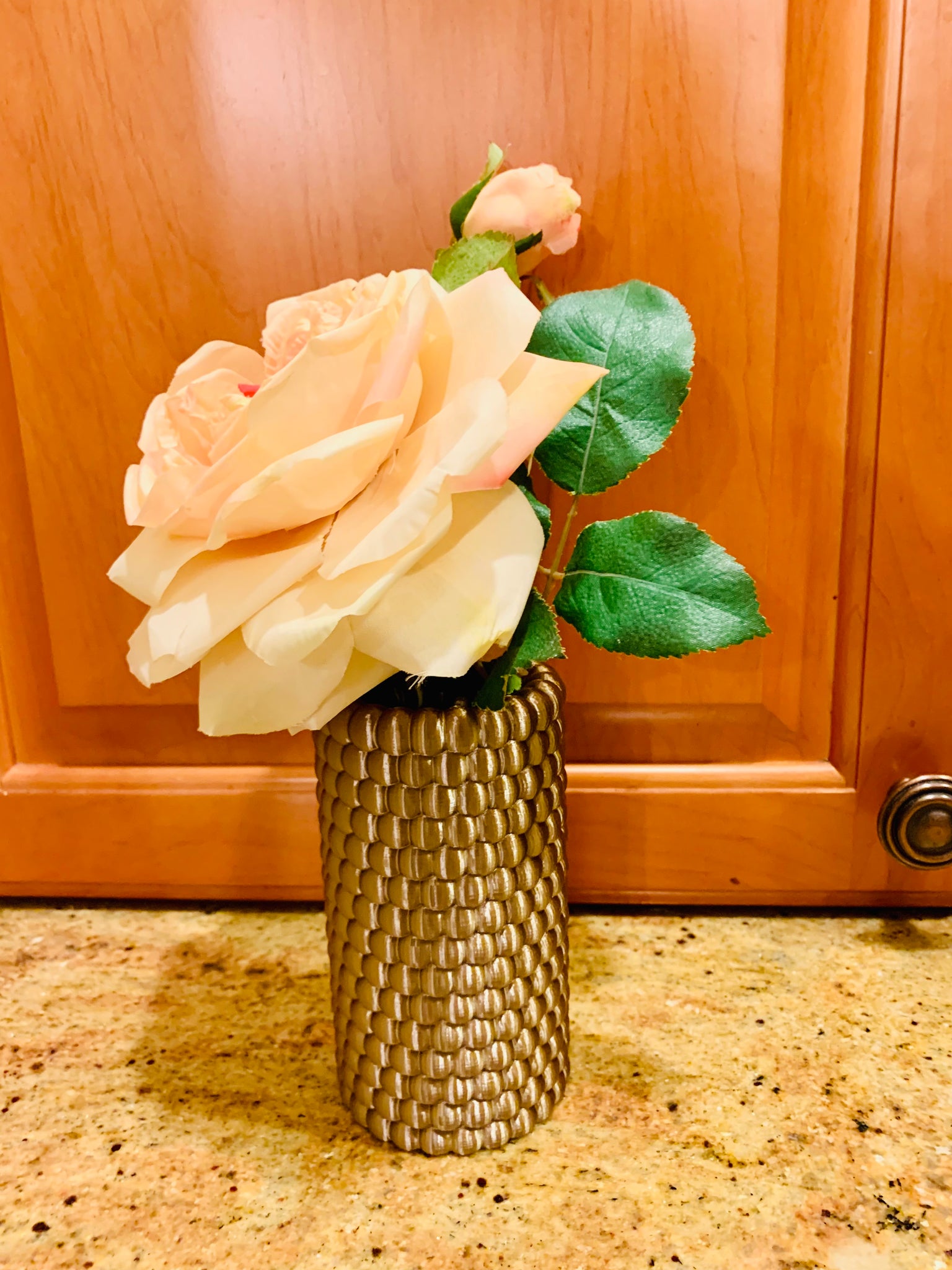 Sphere Textures 3D Printed Vase