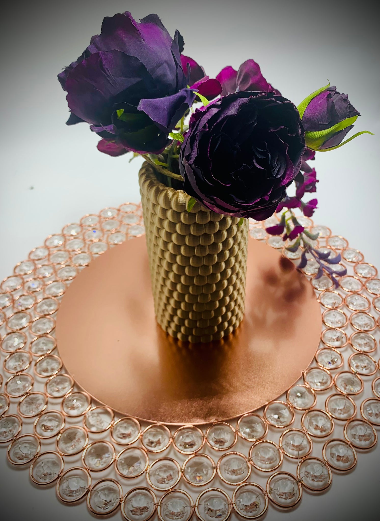 Sphere Textures 3D Printed Vase